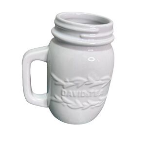 David’s Tea White Mason Jar Mug